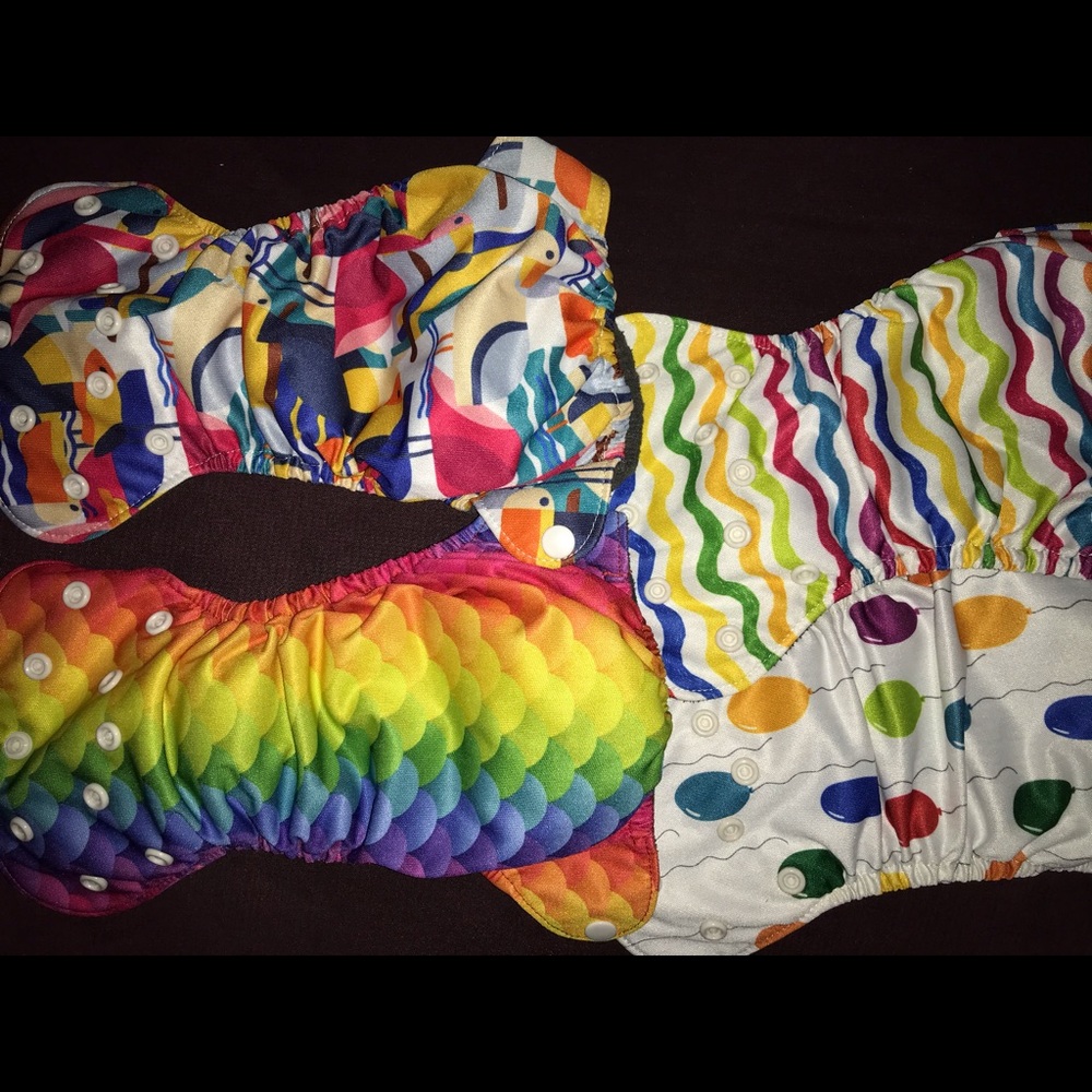 SOLD! 💰Newborn cloth diapers set of 3